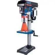 Scheppach DP19Vario 2580 RPM Zamek centralny 31,4 kg Czarny, Niebieski, Czerwony