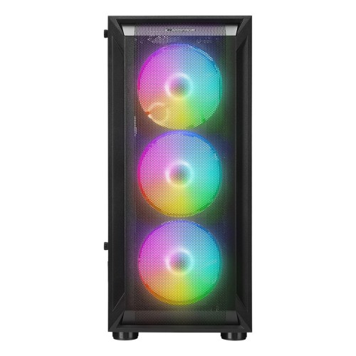 RAMPAGE OBUDOWA PC Z OKNEM SHIVA 4X WENTYLATOR 120MM RAINBOW BLACK