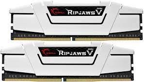 G.SKILL RIPJAWSV DDR4 2X8GB 3200MHZ CL16 REV2 WHITE F4-3200C16D-16GVWB