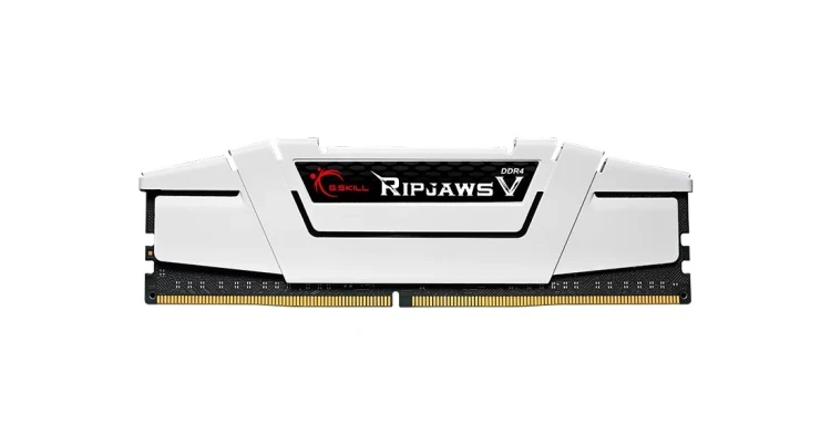 G.SKILL RIPJAWSV DDR4 2X16GB 3200MHZ CL16 XMP2 WHITE F4-3200C16D-32GVW