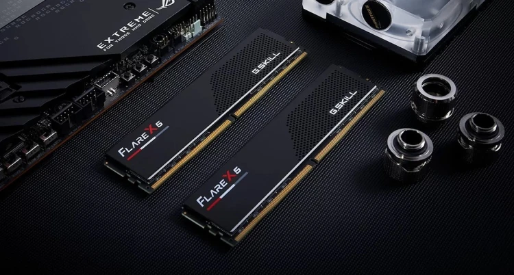 G.SKILL FLARE X5 AMD DDR5 2X48GB 5600MHZ CL40 EXPO BLACK F5-5600J4040D48GX2-FX5