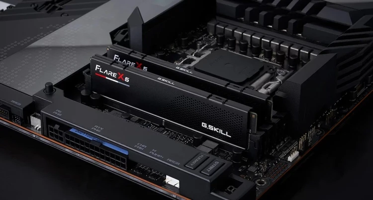 G.SKILL FLARE X5 AMD DDR5 2X48GB 5600MHZ CL40 EXPO BLACK F5-5600J4040D48GX2-FX5