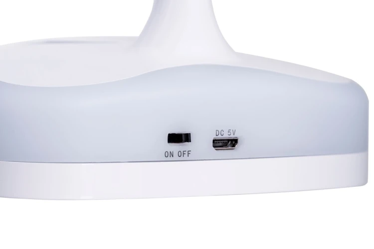 Nowoczesna lampka na biurko LED Activejet CLASSIC PLUS biała z funkcją oświetlenia nocnego
