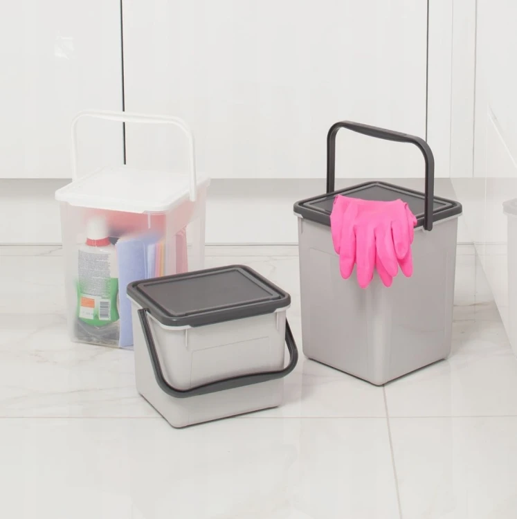 ROTHO Pojemnik na detergenty 5kg 9L coolgrey/antracyt