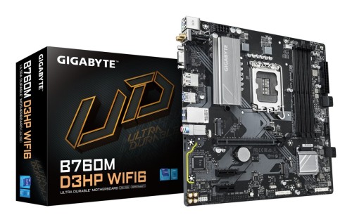 Płyta główna GIGABYTE MB B760 S1700 MATX/B760M D3HP WIFI6 1.0