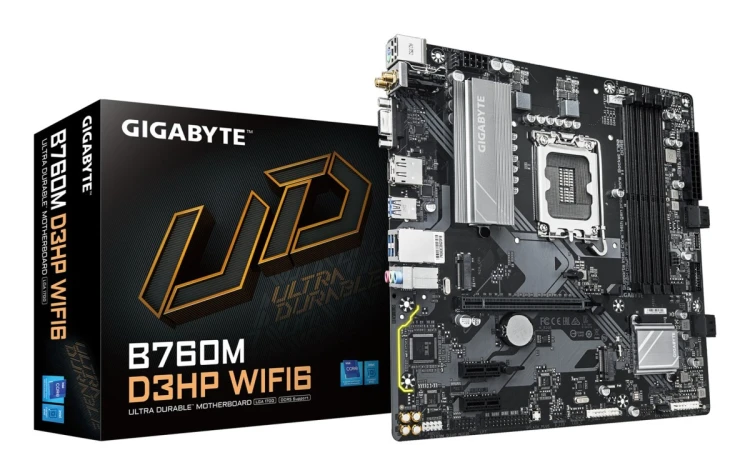 Płyta główna GIGABYTE MB B760 S1700 MATX/B760M D3HP WIFI6 1.0