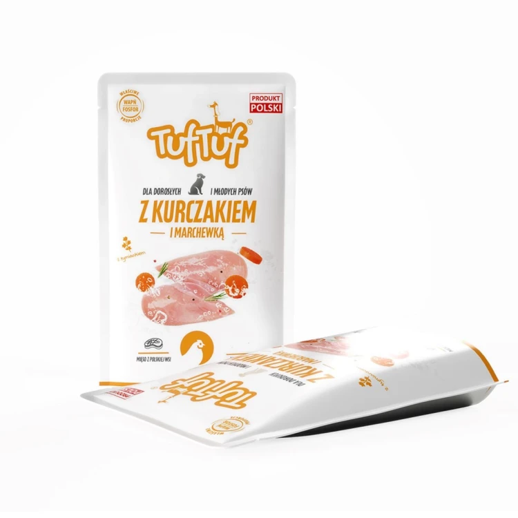 Tuf Tuf Saszetka mielonka z kurczakiem dla psa 500g