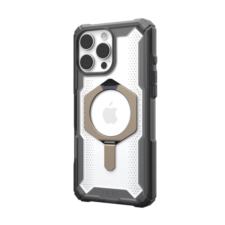 UAG Plasma XTE Magsafe - obudowa ochronna z podstawką do iPhone 16 Pro Max kompatybilna z MagSafe (ash/titanium)