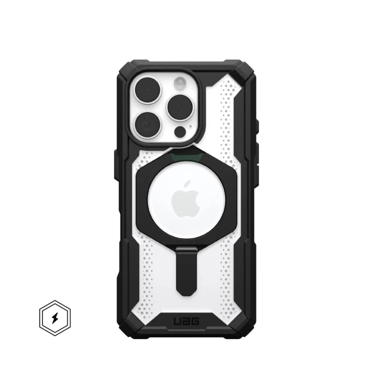 Etui z podpórką UAG Urban Armor Gear Plasma XTE MagSafe do Apple iPhone 16 Pro przezroczysty