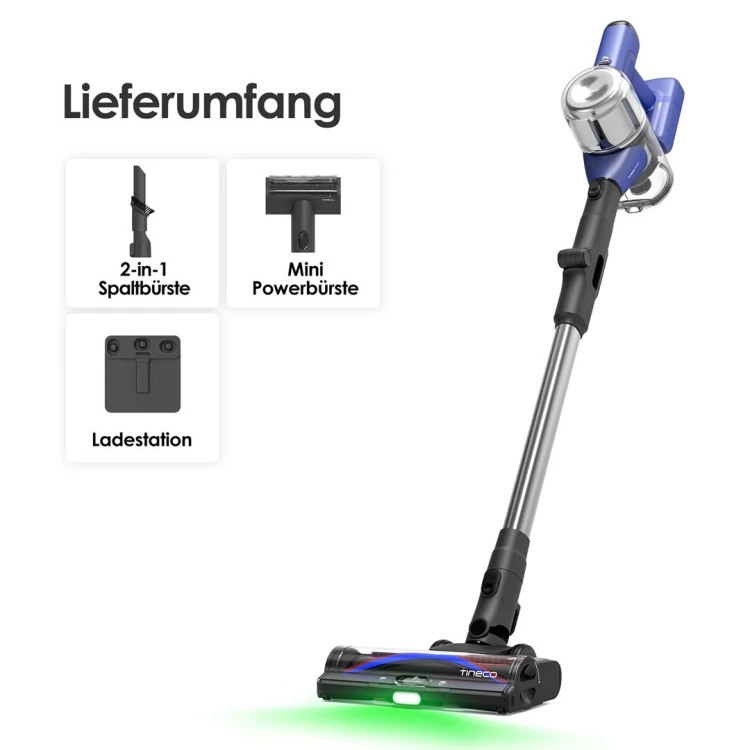 Tineco PURE ONE S50 PRO odkurzacz przenośny Niebieski, Czarny