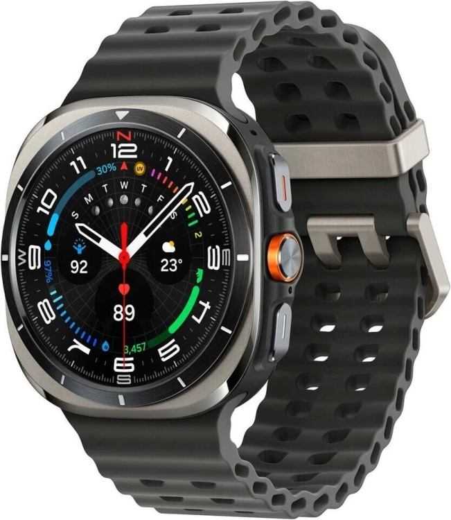 Smartwatch Samsung Galaxy Watch Ultra SM-L705FZS2EUE 3,81 cm (1.5") AMOLED 47 mm Cyfrowy 480 x 480 px Ekran dotykowy 4G Srebrny, Tytan Wi-Fi GPS