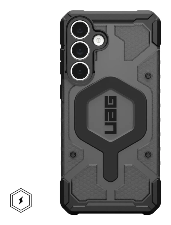 UAG Pathfinder Clear Magnet -  obudowa ochronna do Samsung Galaxy S25 FE z wbudowanym modułem magnetycznym (ash/black)