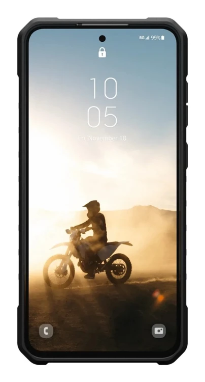 UAG Pathfinder Clear Magnet -  obudowa ochronna do Samsung Galaxy S25 FE z wbudowanym modułem magnetycznym (ash/black)