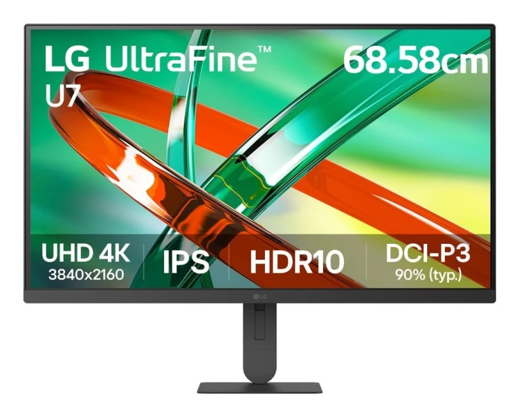LG 27U710B-B monitor komputerowy 68,6 cm (27") 3840 x 2160 px 4K Ultra HD LCD Czarny