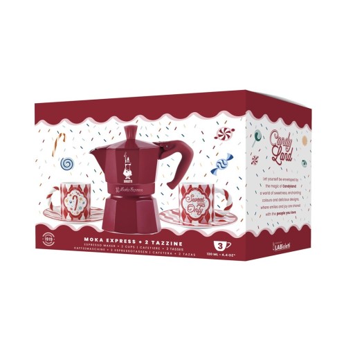 Zestaw kawiarki na 3 filiżanki + 2 kubki 5460 BIALETTI