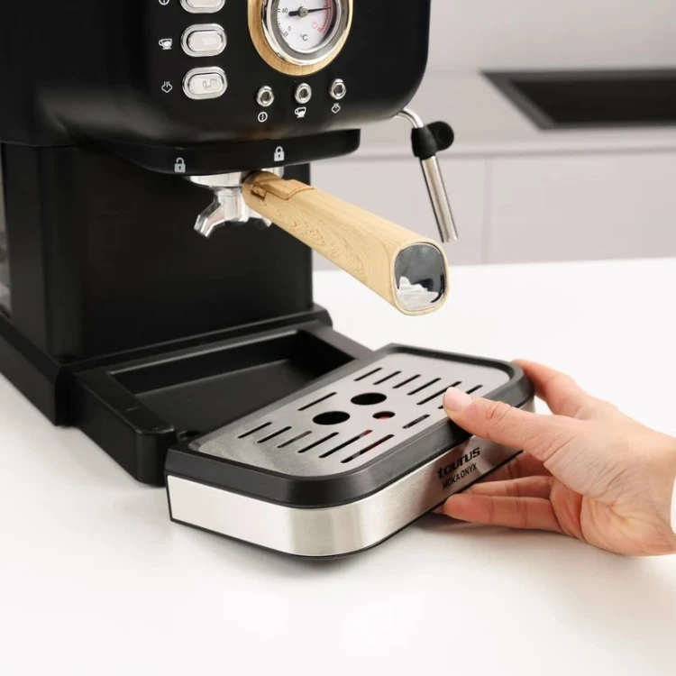 Ekspres kolbowy Taurus Onyx Moka 1050W | 20 bar drewno