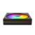 RAMPAGE WENTYLATOR DO OBUDOWY 120MM 1800RPM INFINITE LOOP ARGB BLACK PWM