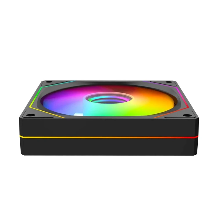 RAMPAGE WENTYLATOR DO OBUDOWY 120MM 1800RPM INFINITE LOOP ARGB BLACK PWM