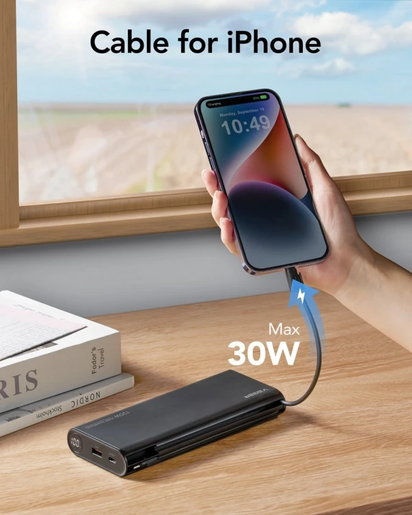 VEGER TC130 bank mocy Litowo-jonowa (Li-Ion) 25000 mAh Czarny