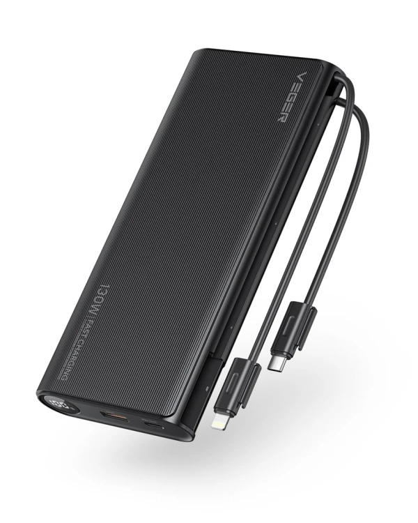 VEGER TC130 bank mocy Litowo-jonowa (Li-Ion) 25000 mAh Czarny