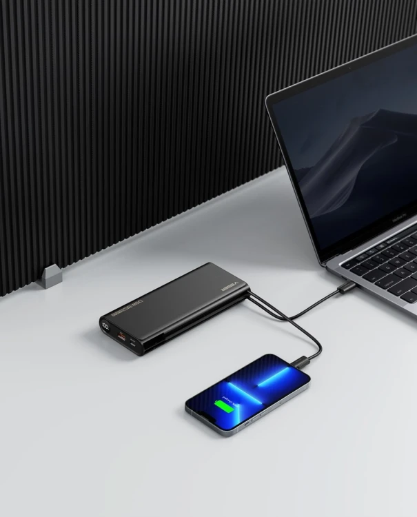 VEGER TC130 bank mocy Litowo-jonowa (Li-Ion) 25000 mAh Czarny