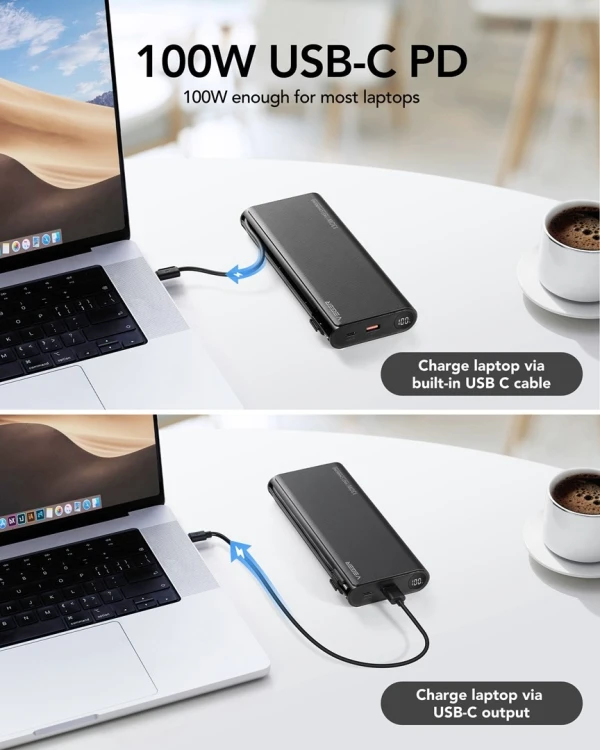 VEGER TC130 bank mocy Litowo-jonowa (Li-Ion) 25000 mAh Czarny