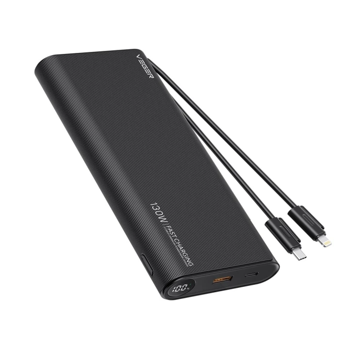 VEGER TC130 bank mocy Litowo-jonowa (Li-Ion) 25000 mAh Czarny