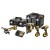 DeWalt DCK429P3T-QW Zestaw Combo DCD805+DCG405+DCH273+DCF850, 18V Czarny, Żółty