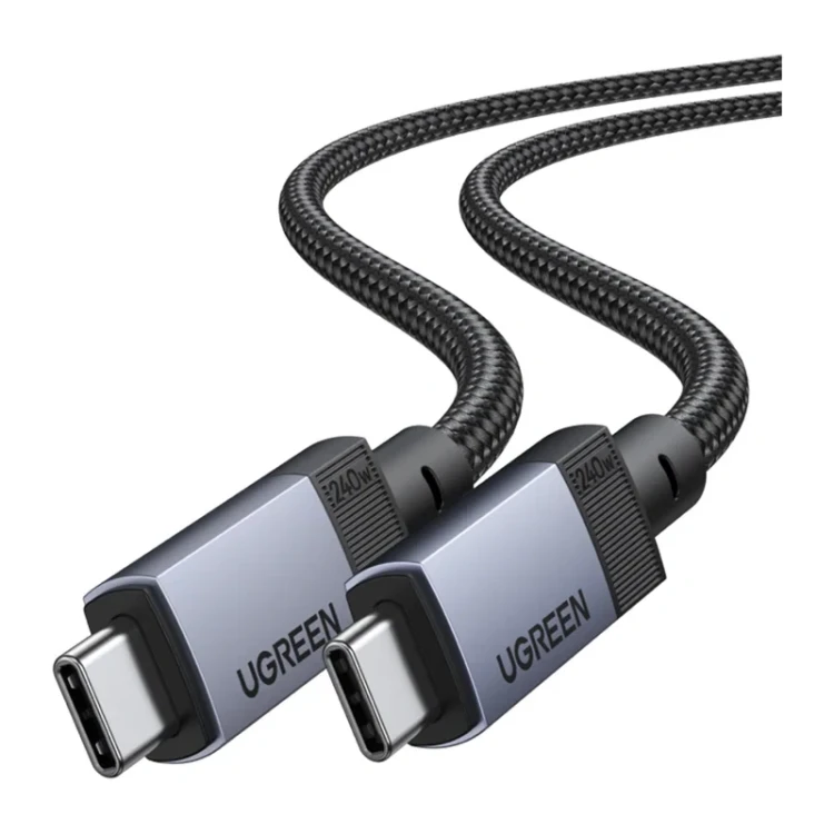 Kabel UGREEN L705 USB-C 2m (szary)