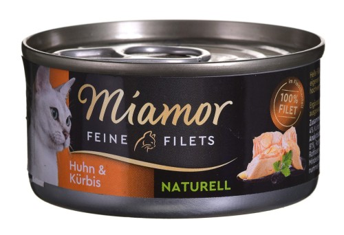 MIAMOR Feine Filets Naturelle kurczak i dynia 80g