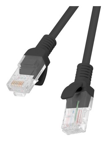 Patchcord Lanberg PCU6-10CC-2000-BK (RJ45, UTP - RJ45, UTP; 20m; czarny)