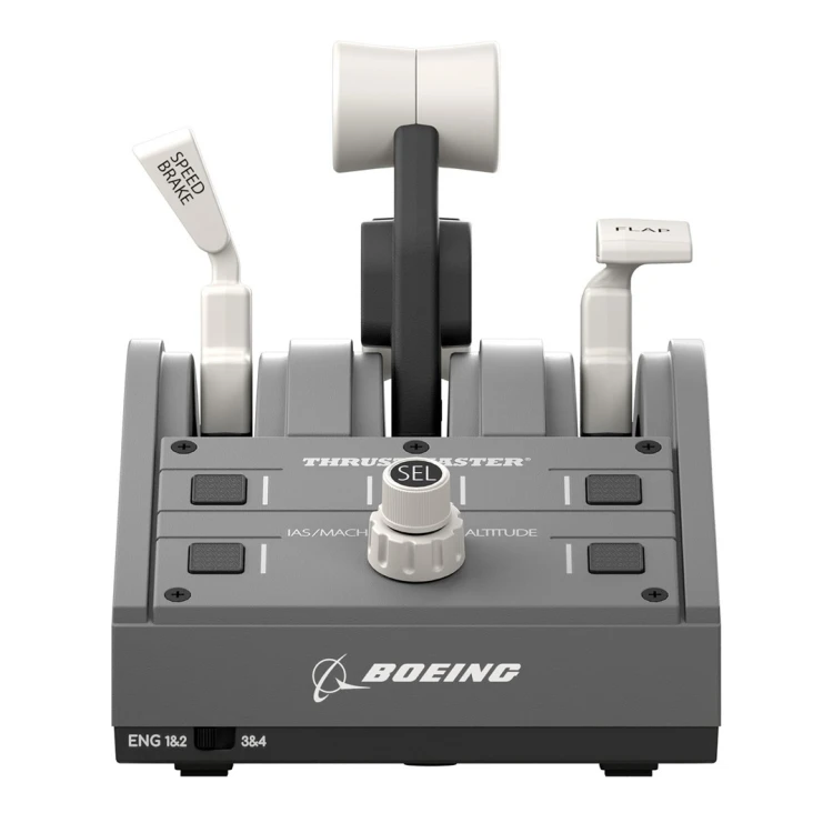 Thrustmaster TCA Yoke Pack Boeing Edition Czarny, Szary USB Fightstick PC, Xbox, Xbox One, Xbox One S, Xbox One X, Xbox Series S, Xbox Series X