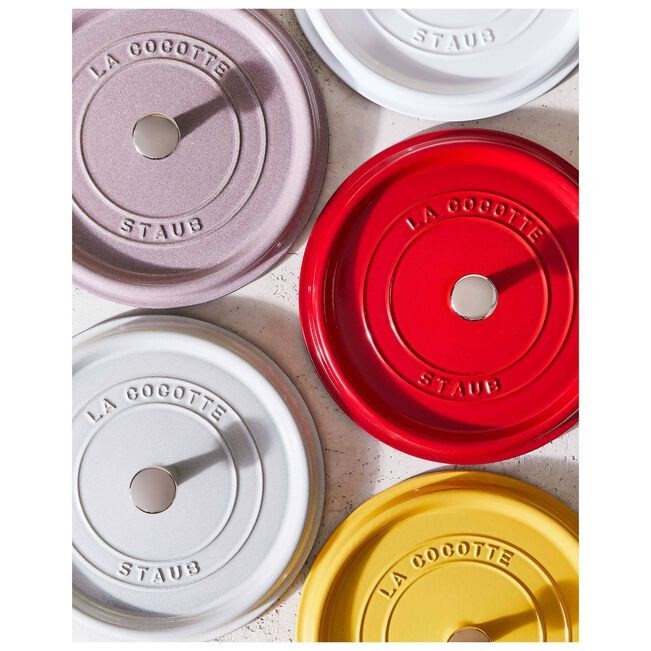 Garnek żeliwny okrągły Staub - 3.8 ltr, Czerwony