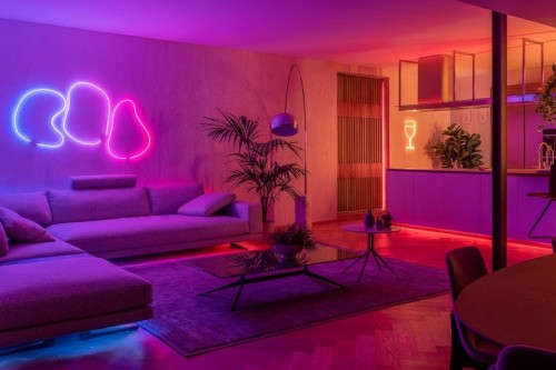 Twinkly Candies – 200 Lampki w kształcie pereł RGB LEDs, zielony przewód, USB-C