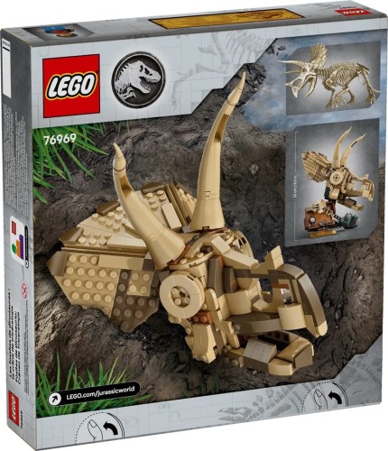 LEGO Jurassic World 76969 - Szkielety dinozaurów: czaszka triceratopsa