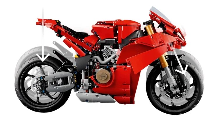 LEGO Technic 42202 - Motocykl Ducati Panigale V4 S