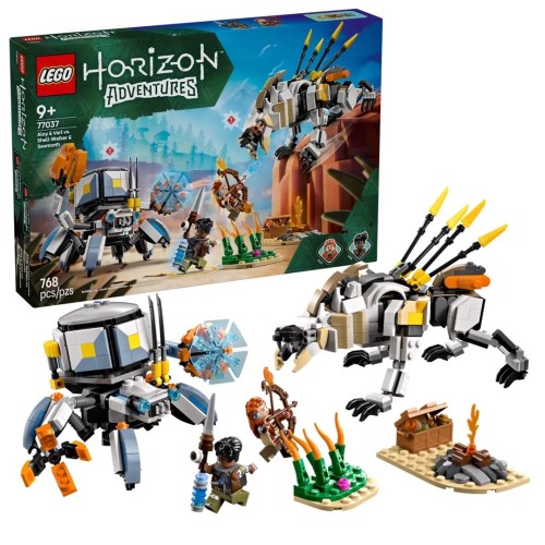 LEGO Horizon 77037 - Aloy i Varl kontra krabołaz i piłoząb