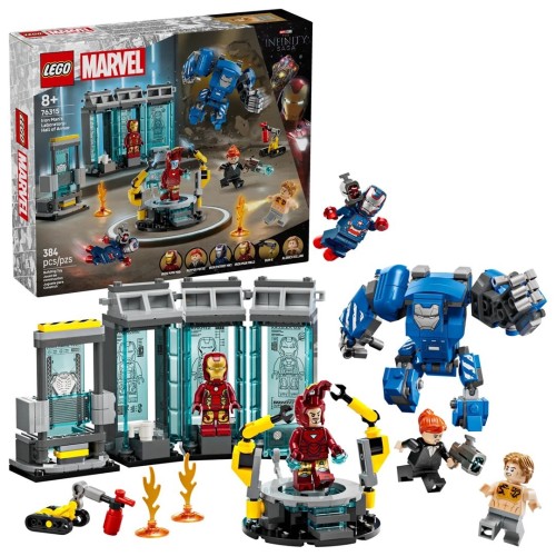 LEGO Marvel Super Heroes 76315 - Laboratorium Iron Mana: Zbrojownia