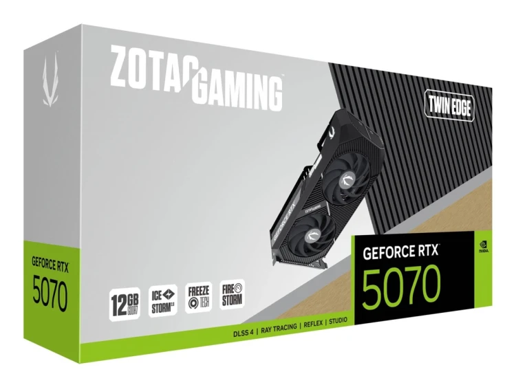 Karta graficzna ZOTAC GAMING GeForce RTX 5070 Twin Edge 12GB