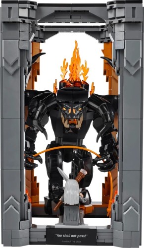 LEGO Icons 10367 - Władca pierścieni: Book nook z Balrogiem