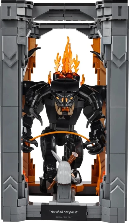 LEGO Icons 10367 - Władca pierścieni: Book nook z Balrogiem