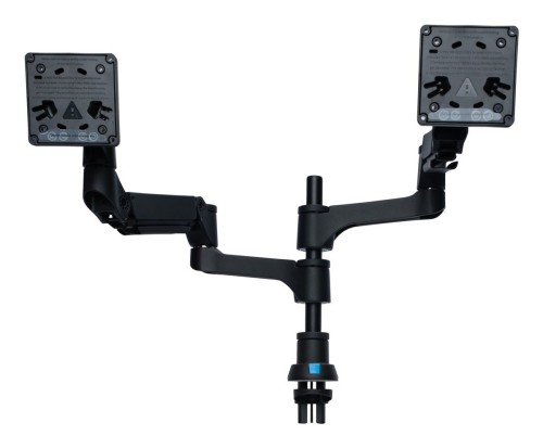 Uchwyt do monitorów R-Go Tools R-Go Monitorarm 0"-32" 2TFT Max.9KG Caparo 4 Gasfeder sidabrinis
