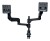 Uchwyt do monitorów R-Go Tools R-Go Monitorarm 0"-32" 2TFT Max.9KG Caparo 4 Gasfeder sidabrinis