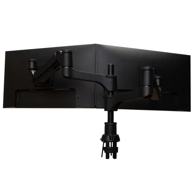 Uchwyt do monitorów R-Go Tools R-Go Monitorarm 0"-32" 2TFT Max.9KG Caparo 4 Gasfeder sidabrinis