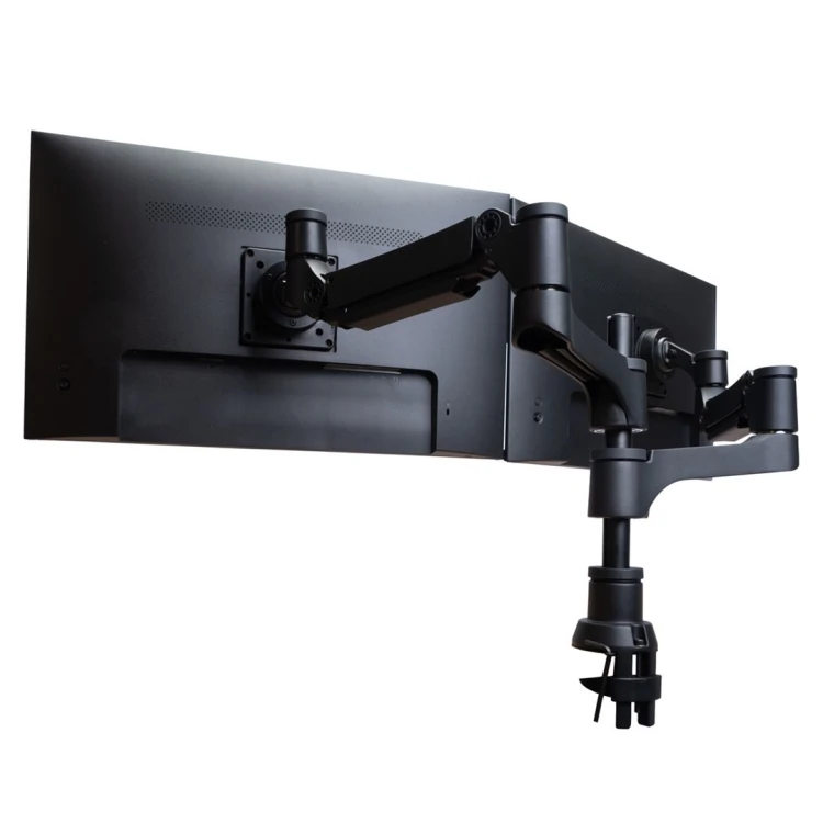 Uchwyt do monitorów R-Go Tools R-Go Monitorarm 0"-32" 2TFT Max.9KG Caparo 4 Gasfeder sidabrinis