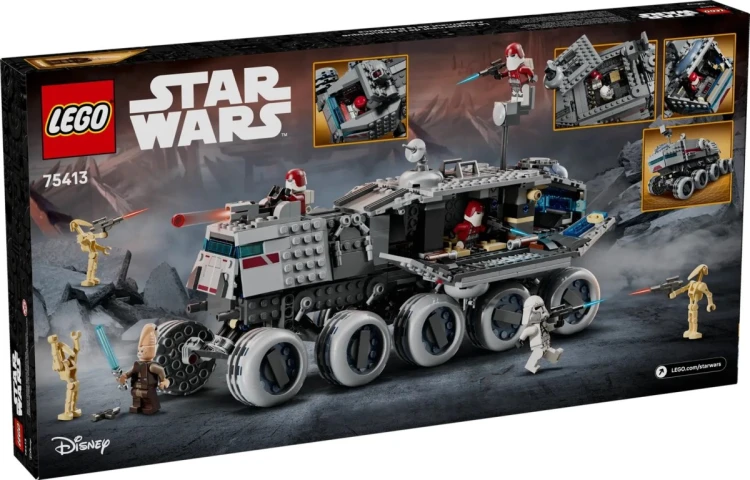 LEGO Star Wars 75413 - Czołg Republiki Juggernaut