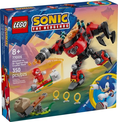 LEGO Sonic the Hedgehog 77005 - Knuckles kontra Dr. Eggman w mechu Egg Crusher