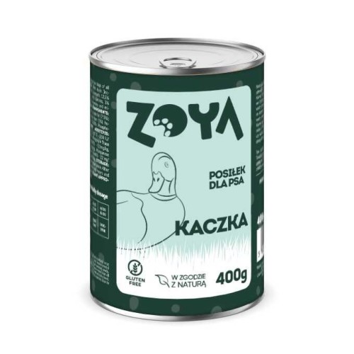 ZOYA Kaczka – puszka mokra karma dla psów 400g