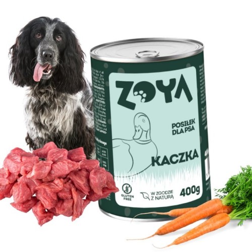 ZOYA Kaczka – puszka mokra karma dla psów 400g