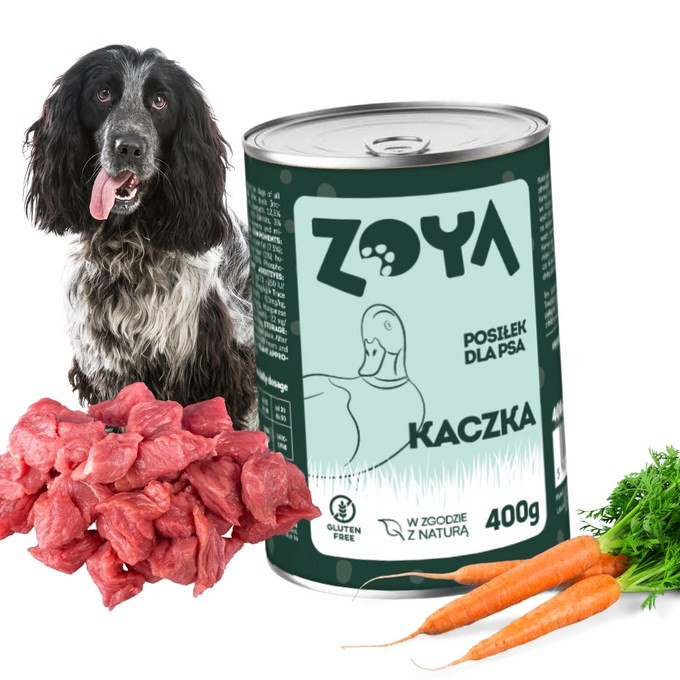 ZOYA Kaczka – puszka mokra karma dla psów 400g